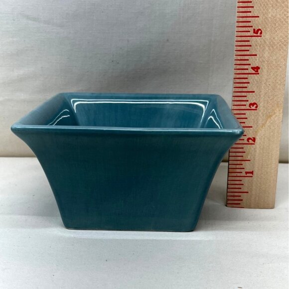 2 Tabletops Unlimited Espana Breeze Blue Square Cereal Bowls 5 1/2" - Picture 8 of 8